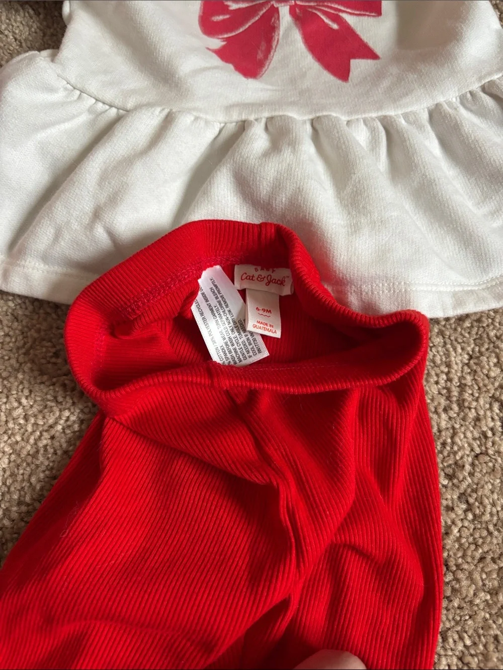 6-9 Baby Girl Outfit Bundle - 8 Pieces